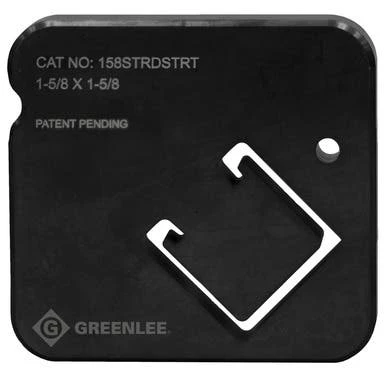Greenlee 1-5/8 Single Strut Dies 158STRDSTRT 2 Greenlee 1-5/8 Single Strut Dies 158STRDSTRT