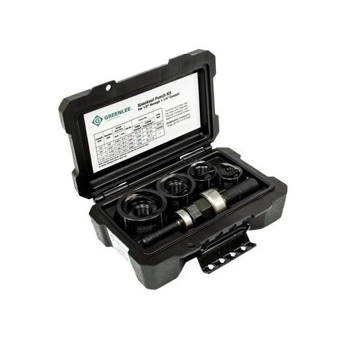 Greenlee 1/2" - 1-1/4" Knockout Punch Kit Conduit 735BB 3 Greenlee 1/2" - 1-1/4" Knockout Punch Kit Conduit 735BB