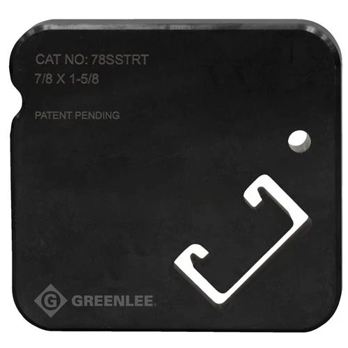 Greenlee 7/8" Single Strut Dies 78SSTRT 3 Greenlee 7/8" Single Strut Dies 78SSTRT