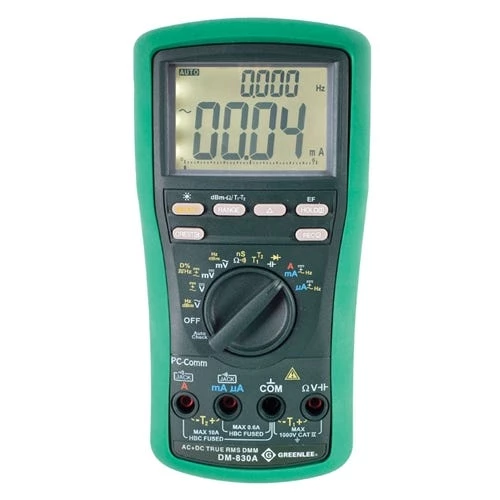 Greenlee ESM Series Digital Multimeter - Calibrated DM-830A-C 3 Greenlee ESM Series Digital Multimeter - Calibrated DM-830A-C