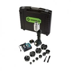 Greenlee 18V Gator Intelli-Punch 11 Ton Knockout Kit Slug-Buster 1/2" - 4" LS100X11SB4