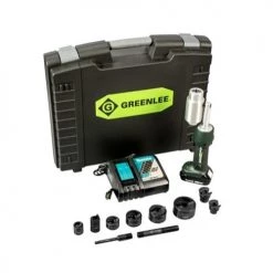 Greenlee 18V Gator 7 Ton Knockout Tool Kit Speed Punch 1/2-2" LS50L11SBSP